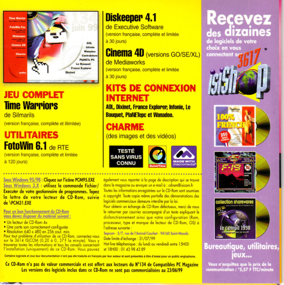 Première page de compatiblespcmagazine numerocd134