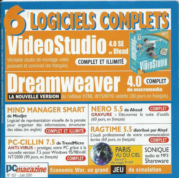 Première page de compatiblespcmagazine numerocd157
