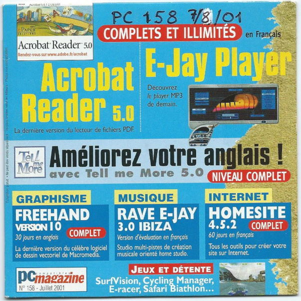 Première page de compatiblespcmagazine numerocd158