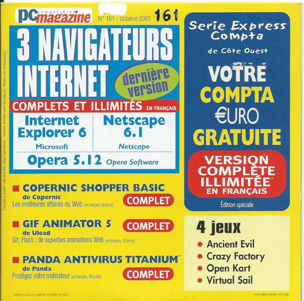 Première page de compatiblespcmagazine numerocd161