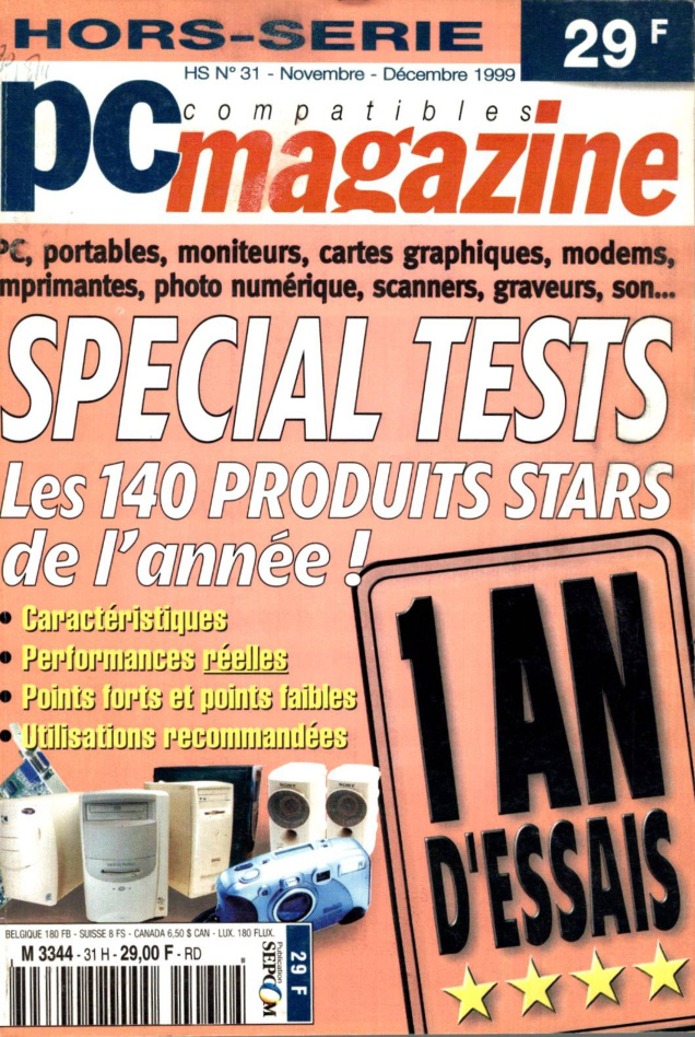 Première page de compatiblespcmagazine numerohs31
