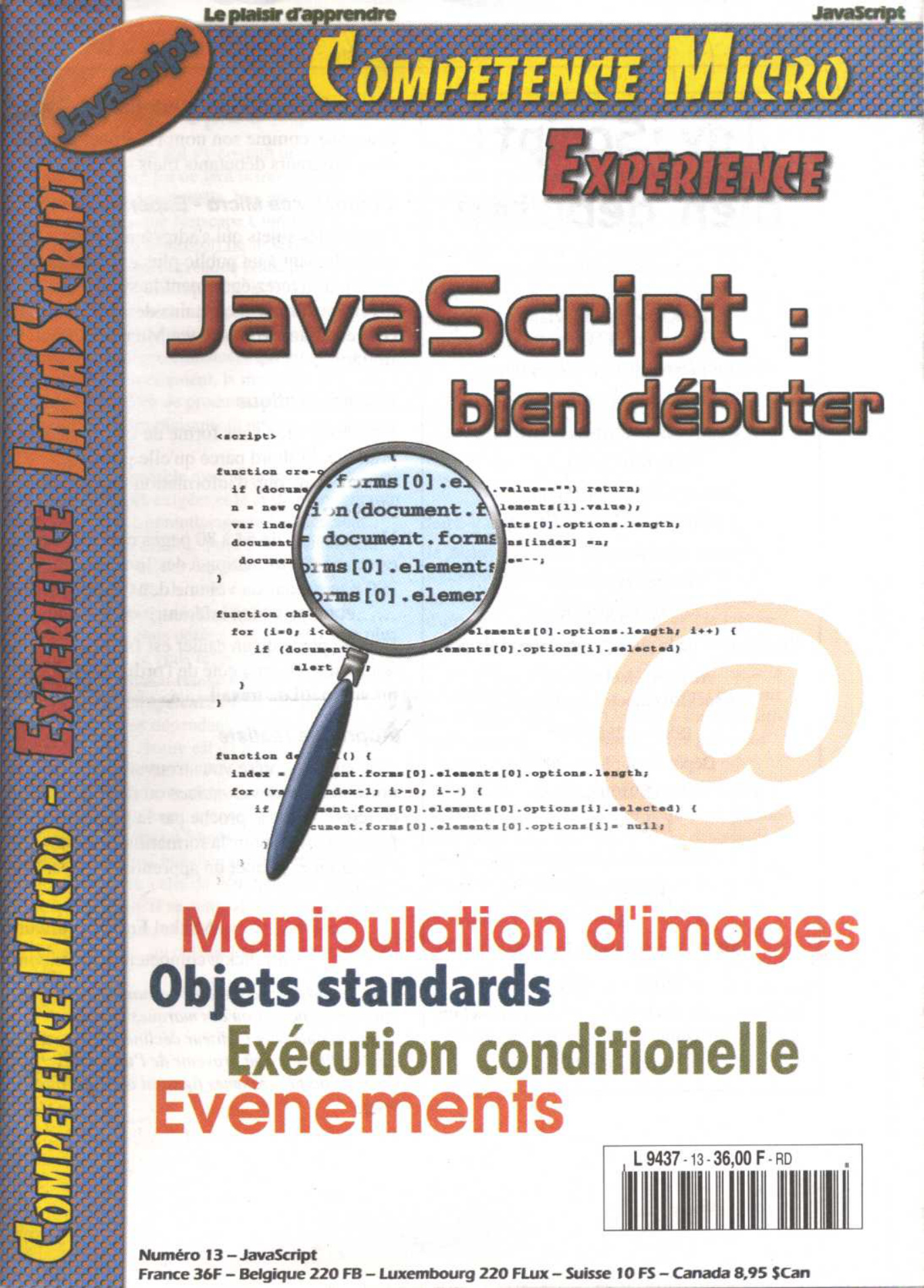 Première page de competencemicro numero13ex