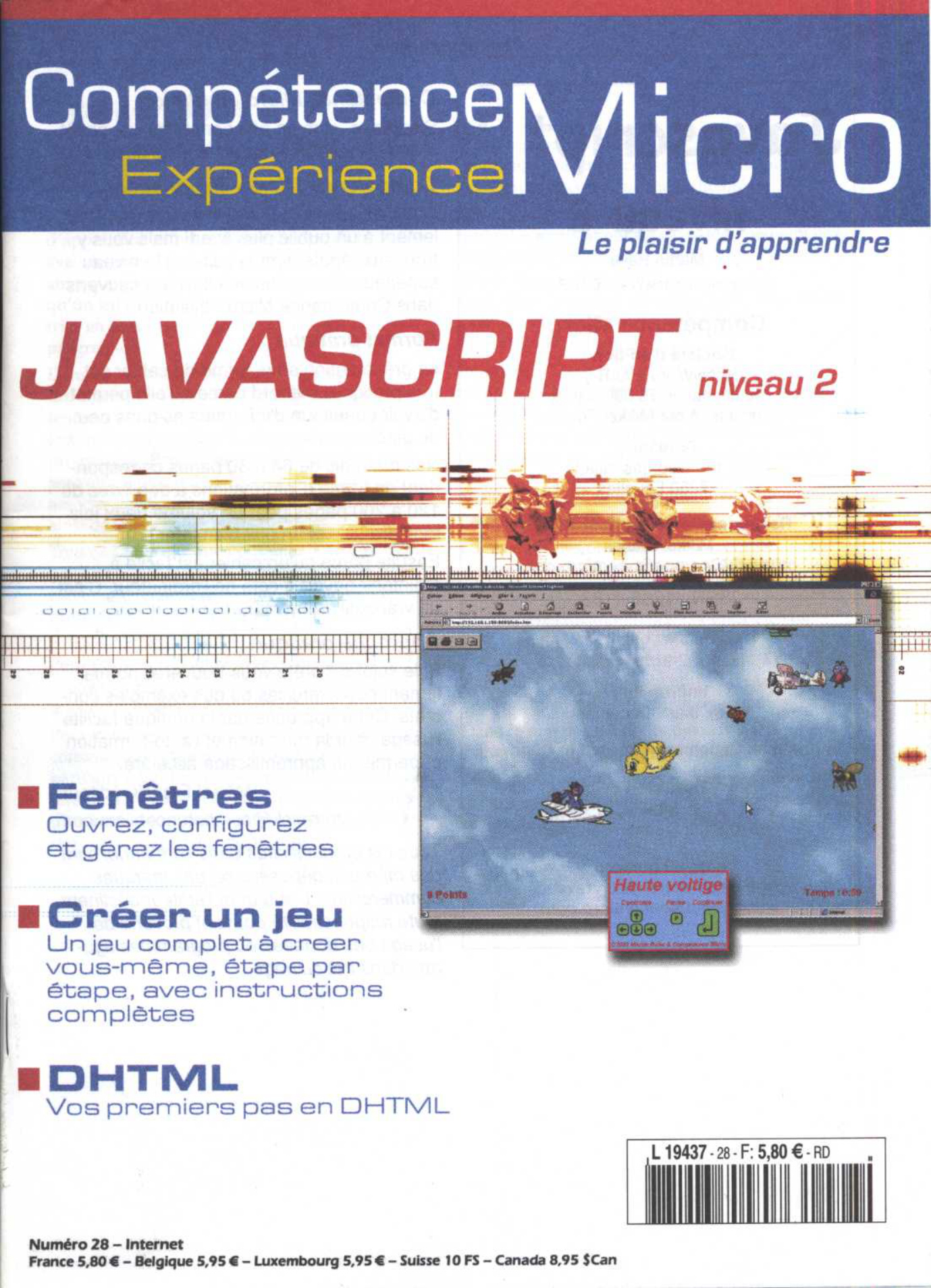 Première page de competencemicro numero28ex