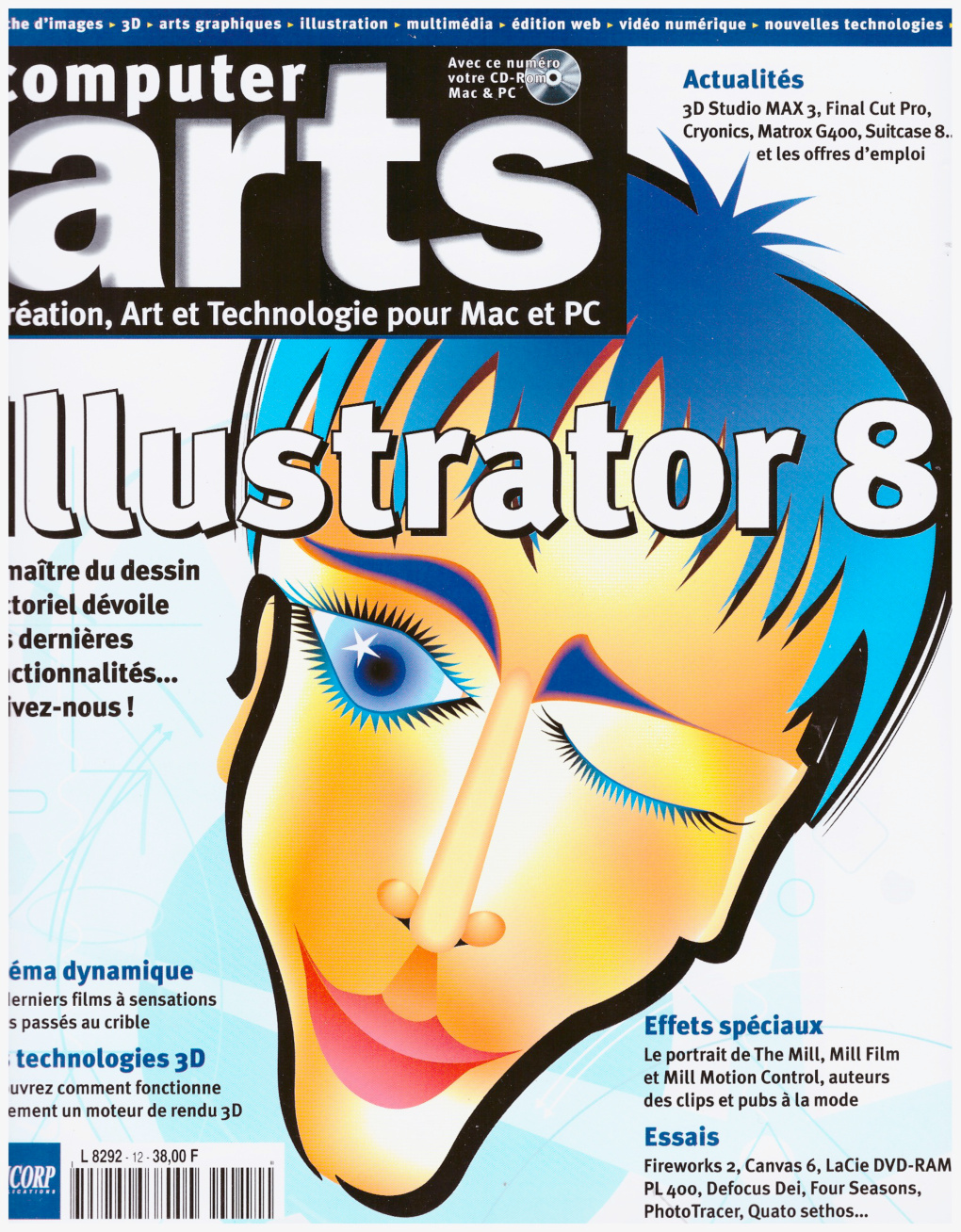Première page de computerarts numero012