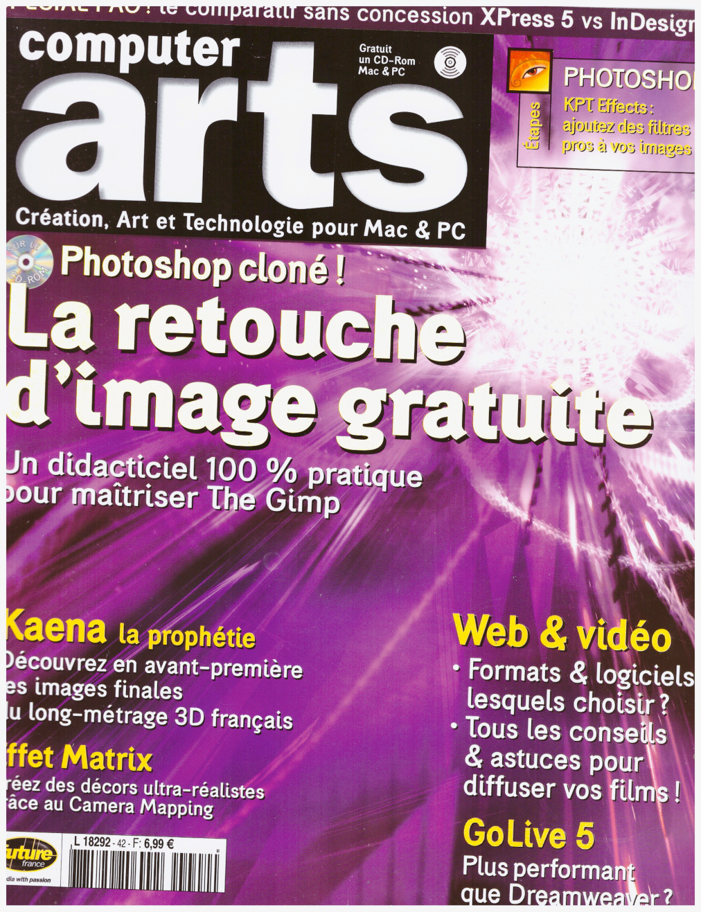 Première page de computerarts numero042
