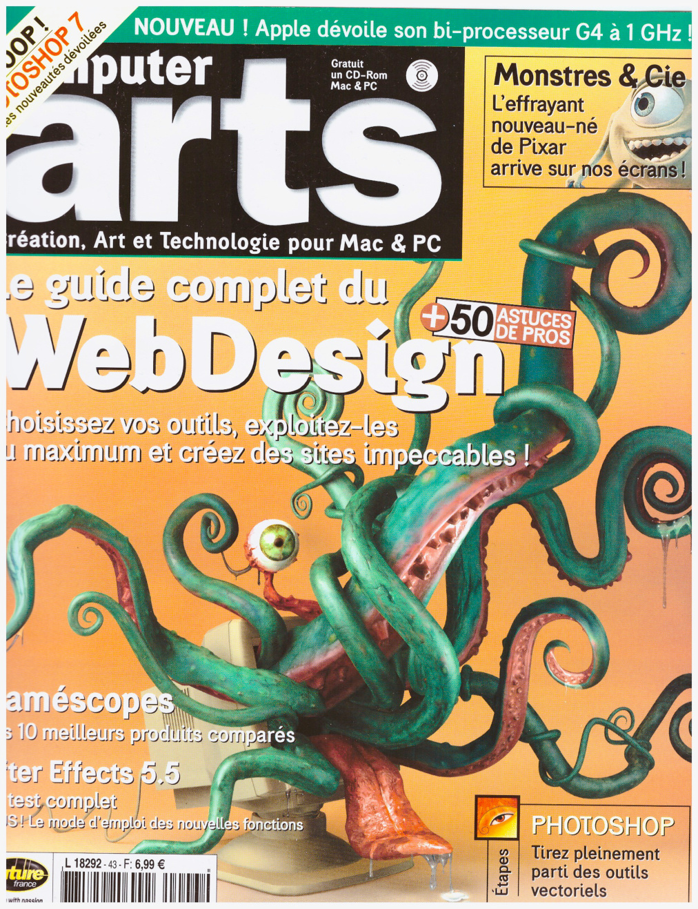 Première page de computerarts numero043