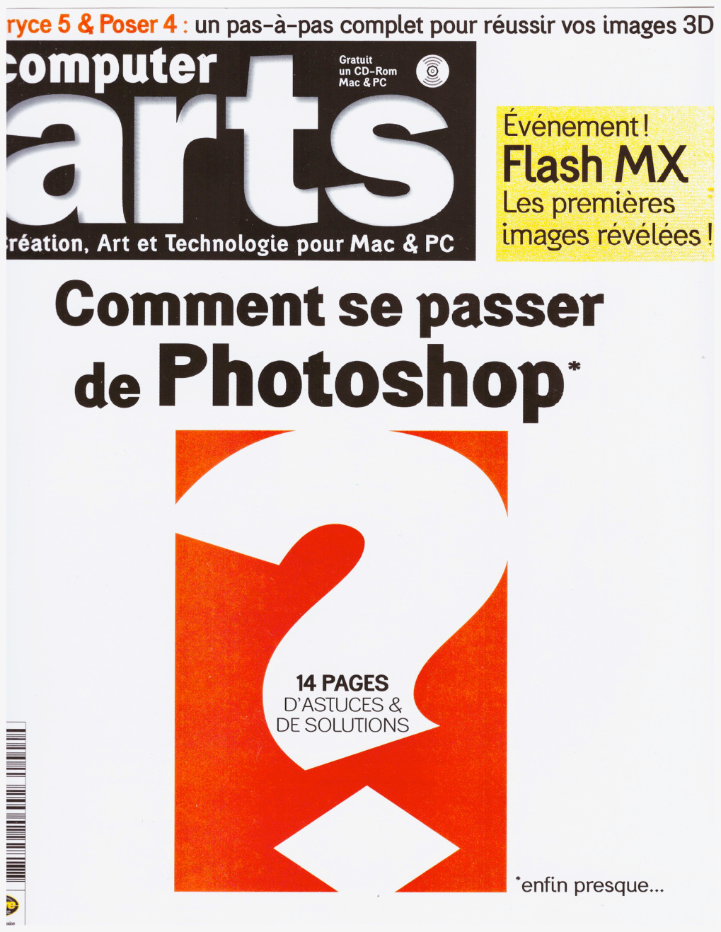 Première page de computerarts numero044
