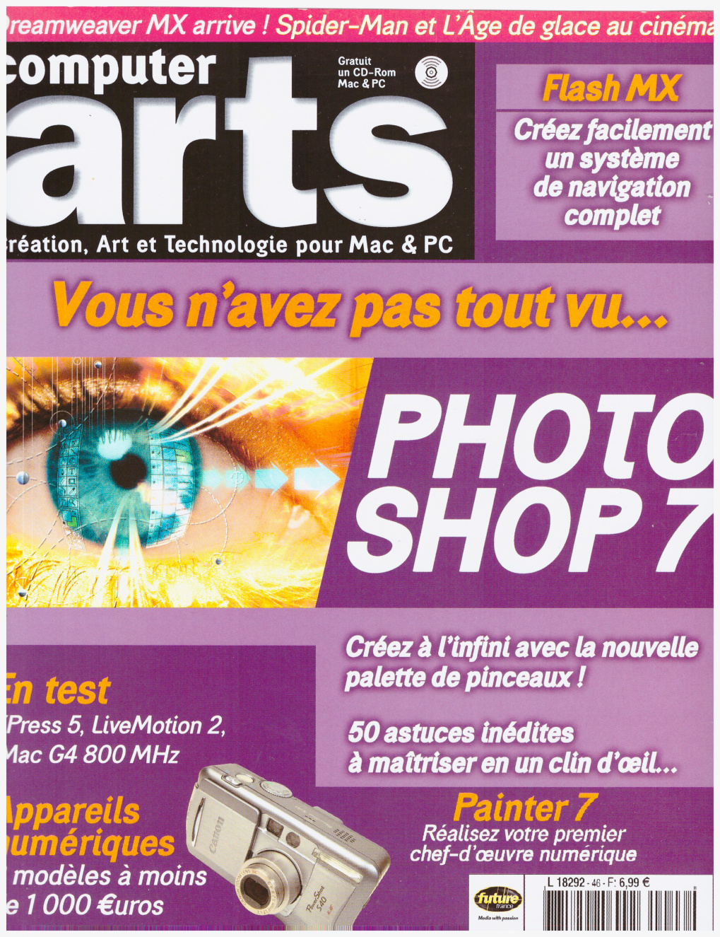 Première page de computerarts numero046
