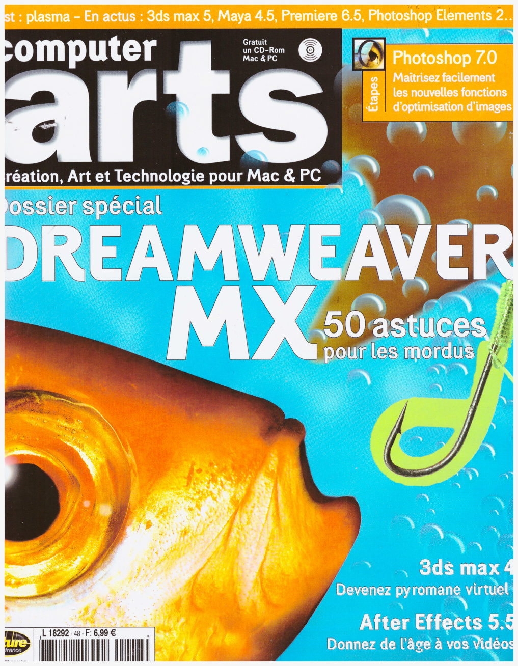 Première page de computerarts numero048