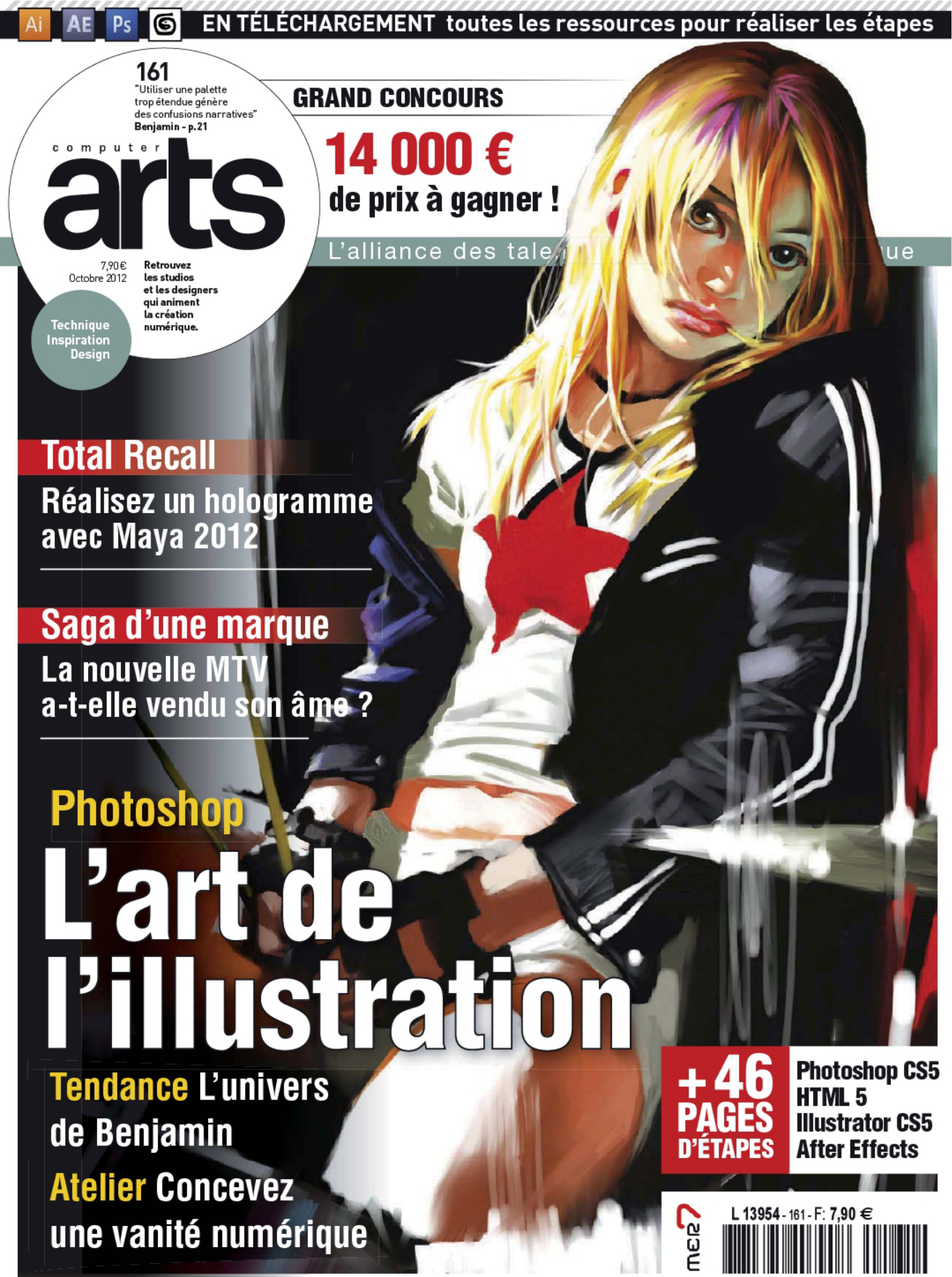 Première page de computerarts numero161