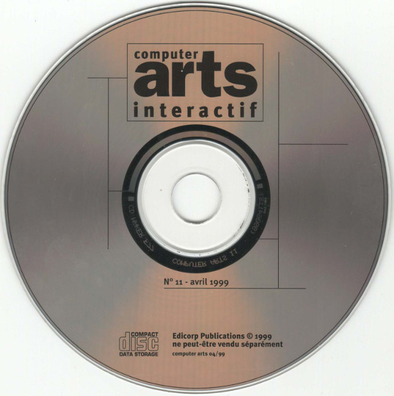 Première page de computerarts numerocd011