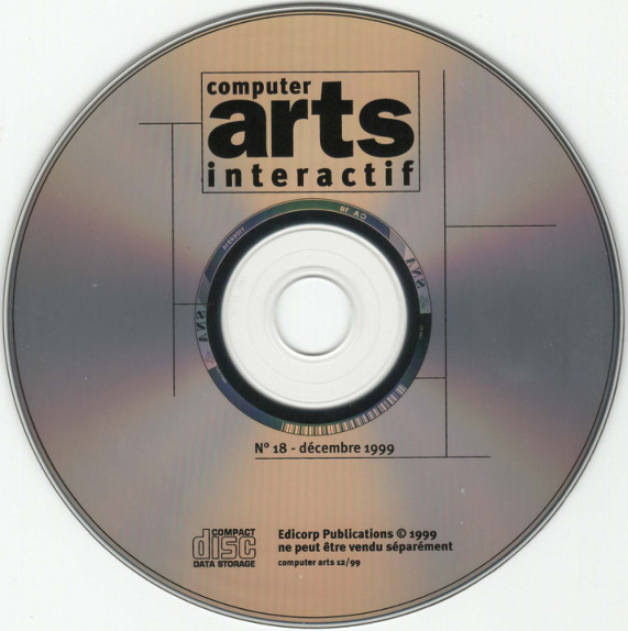 Première page de computerarts numerocd018