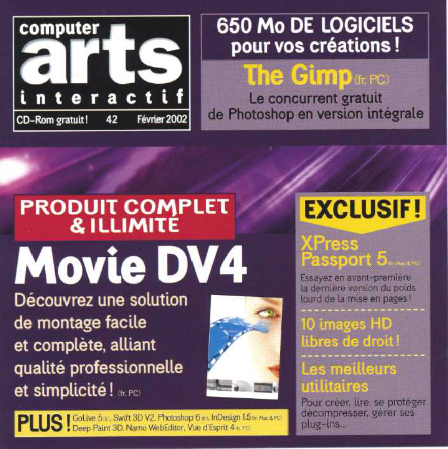 Première page de computerarts numerocd042