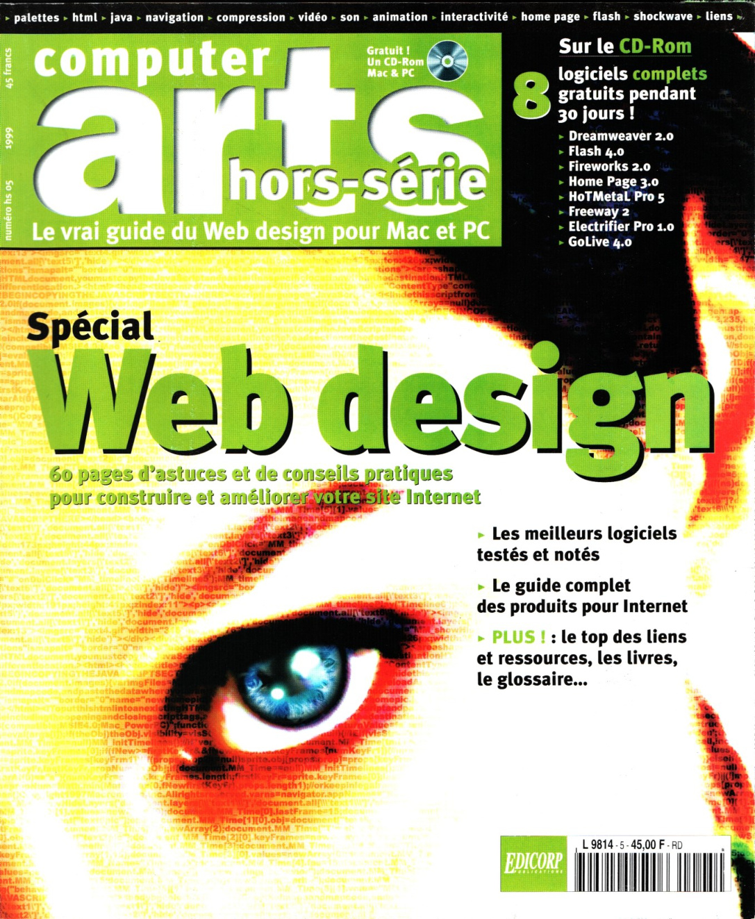 Première page de computerarts numerohs05