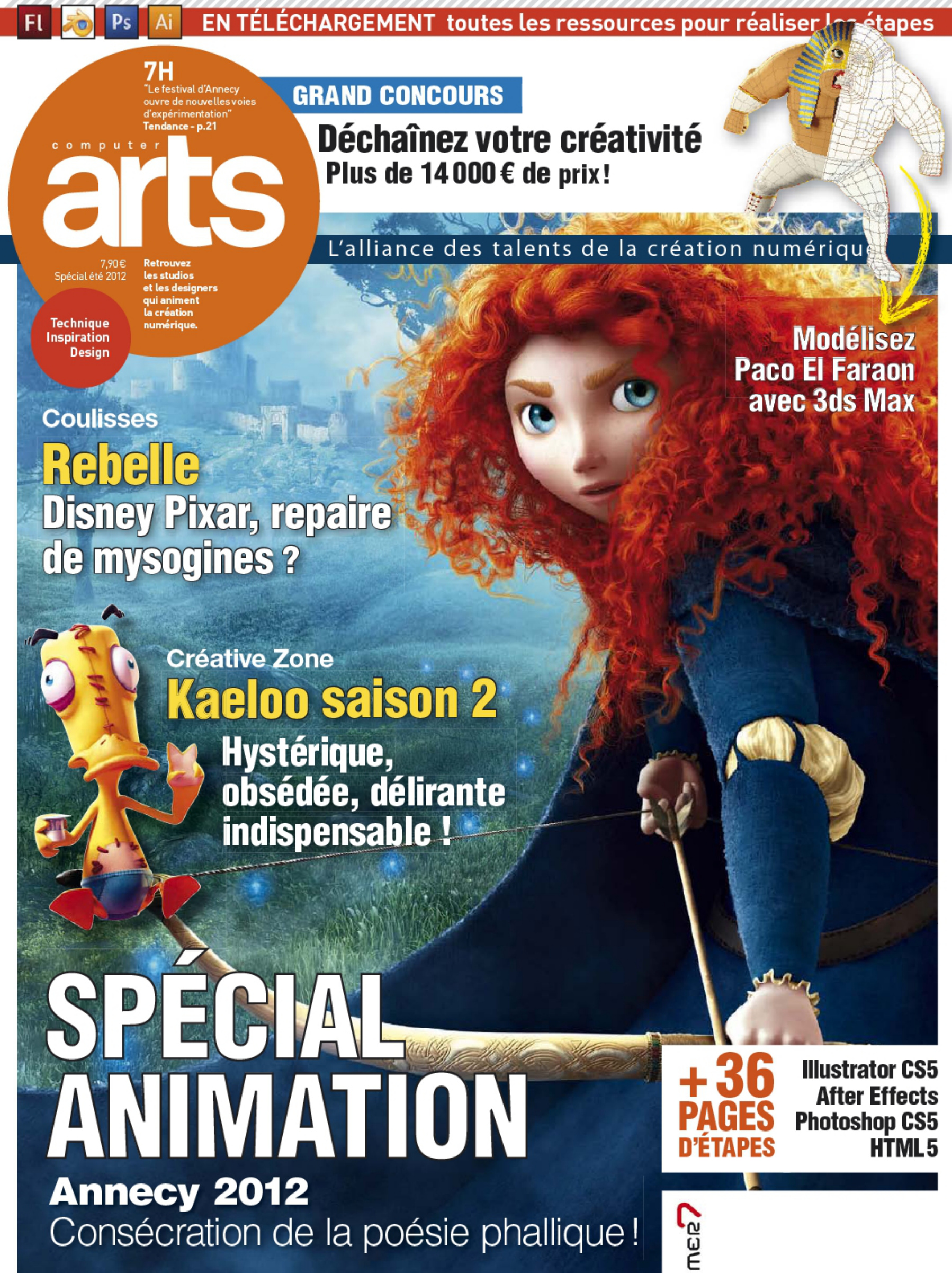 Première page de computerarts numerohsh07
