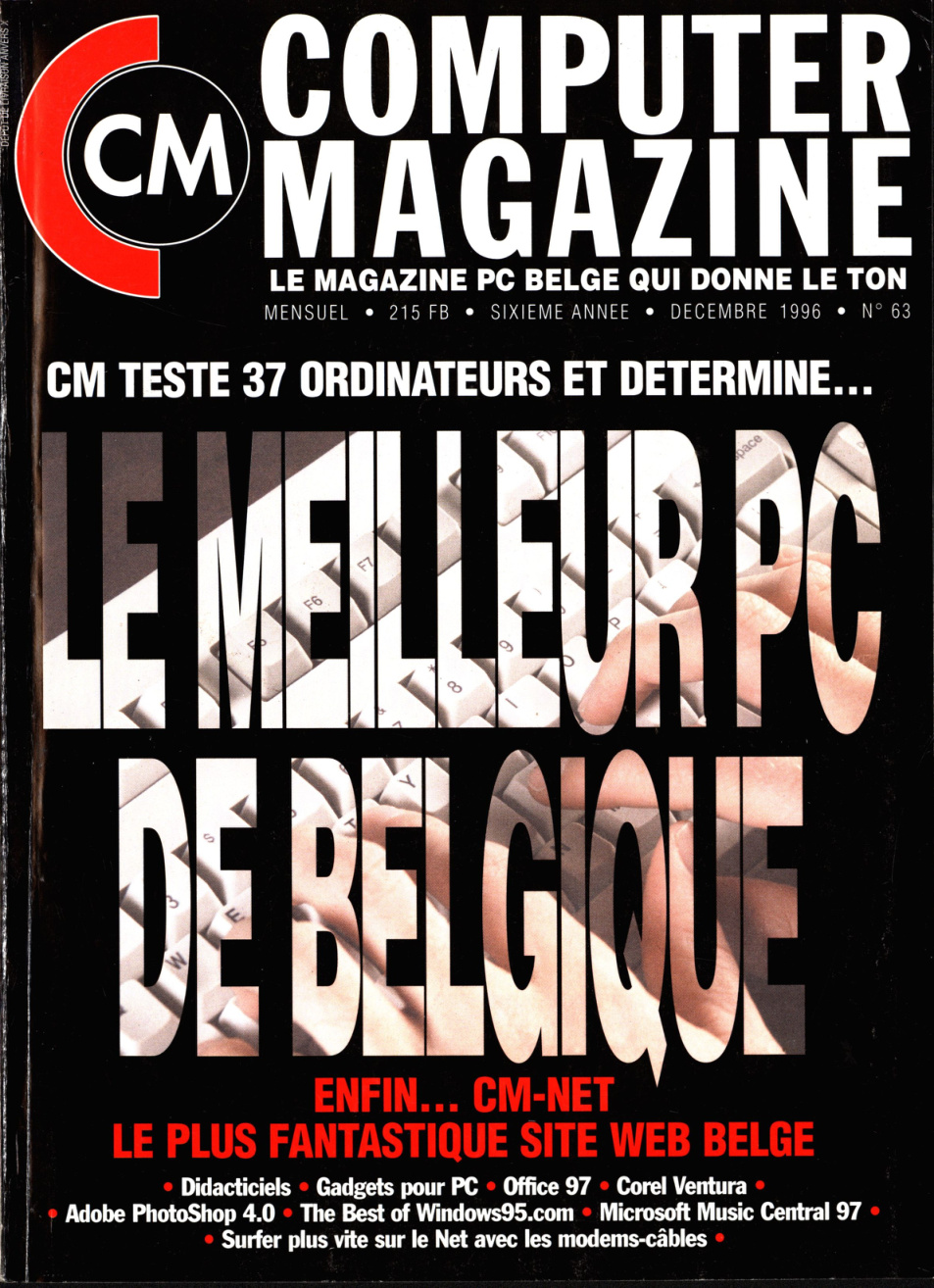 Première page de computermagazine numero63