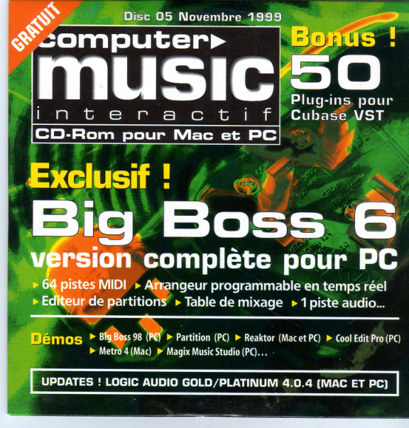 Première page de computermusic numerocd05