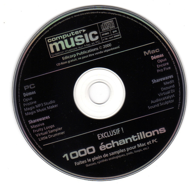 Première page de computermusic numerocd10