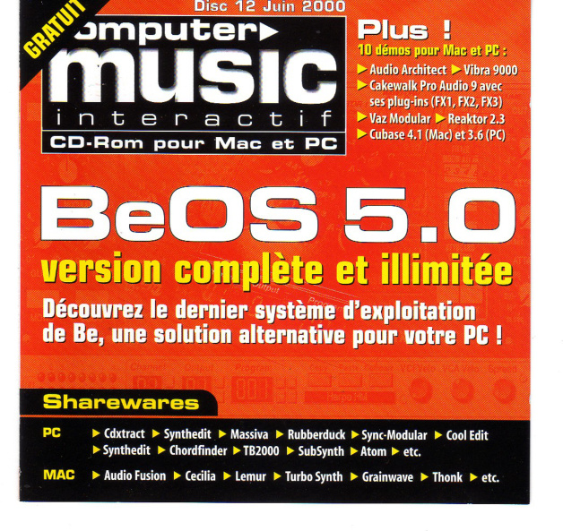 Première page de computermusic numerocd12
