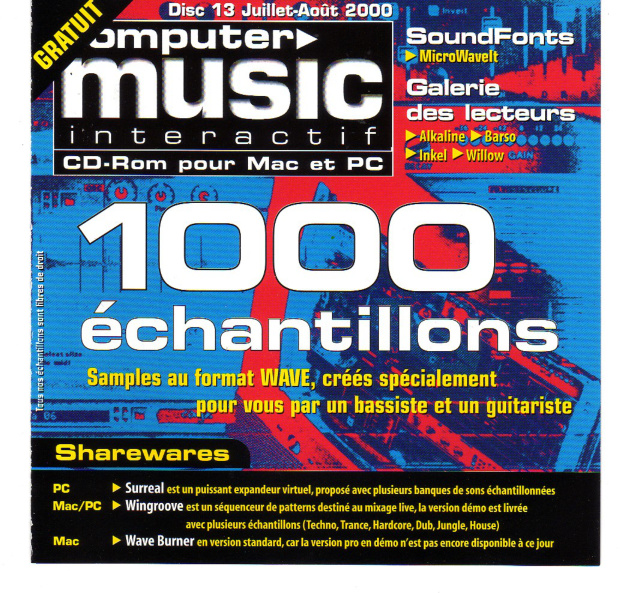 Première page de computermusic numerocd13