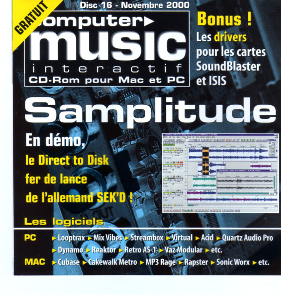 Première page de computermusic numerocd16