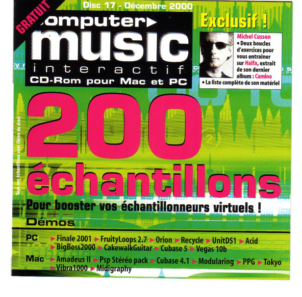 Première page de computermusic numerocd17
