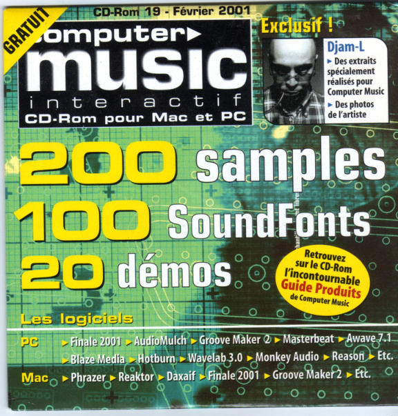Première page de computermusic numerocd19