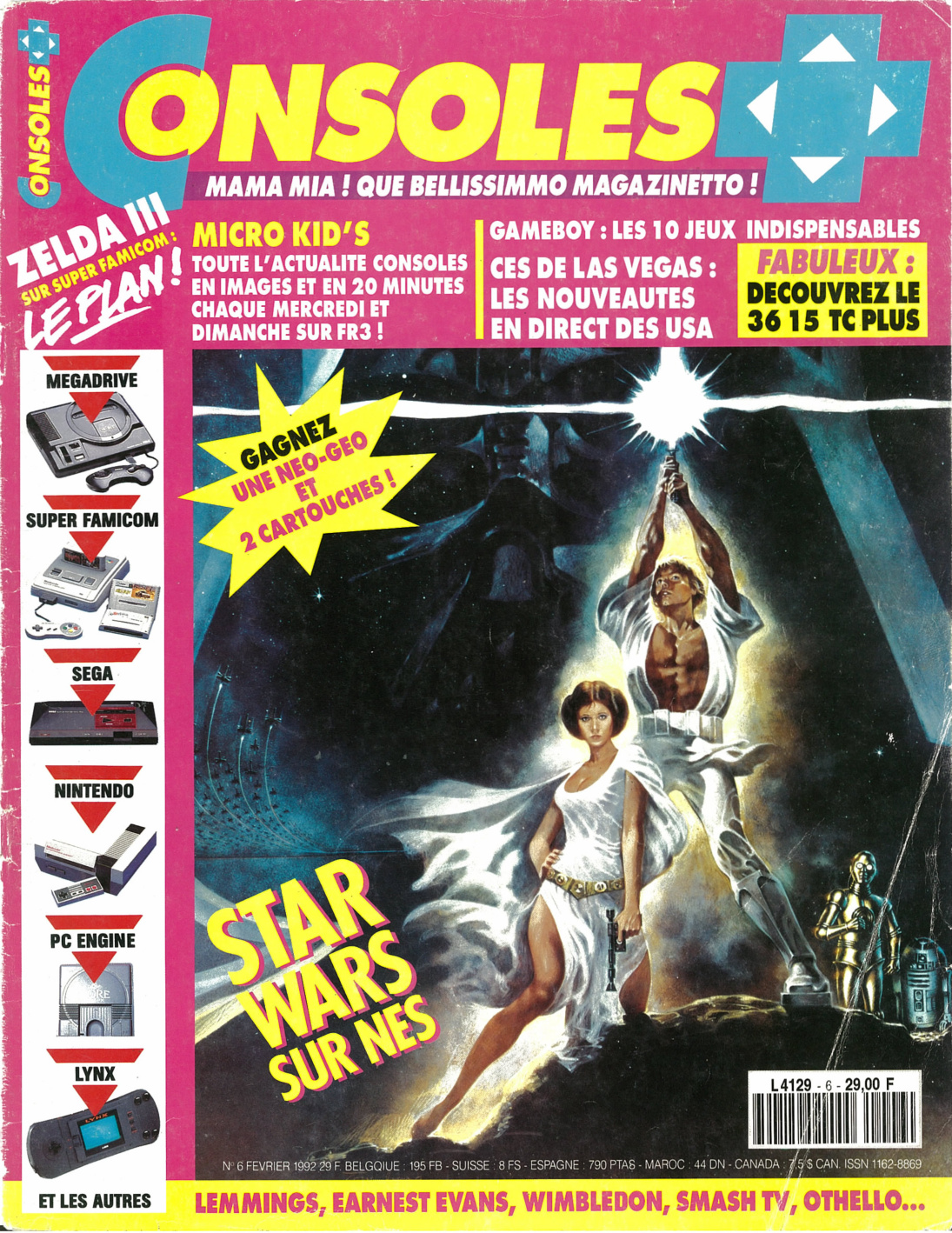 Première page de consoleplus numero006