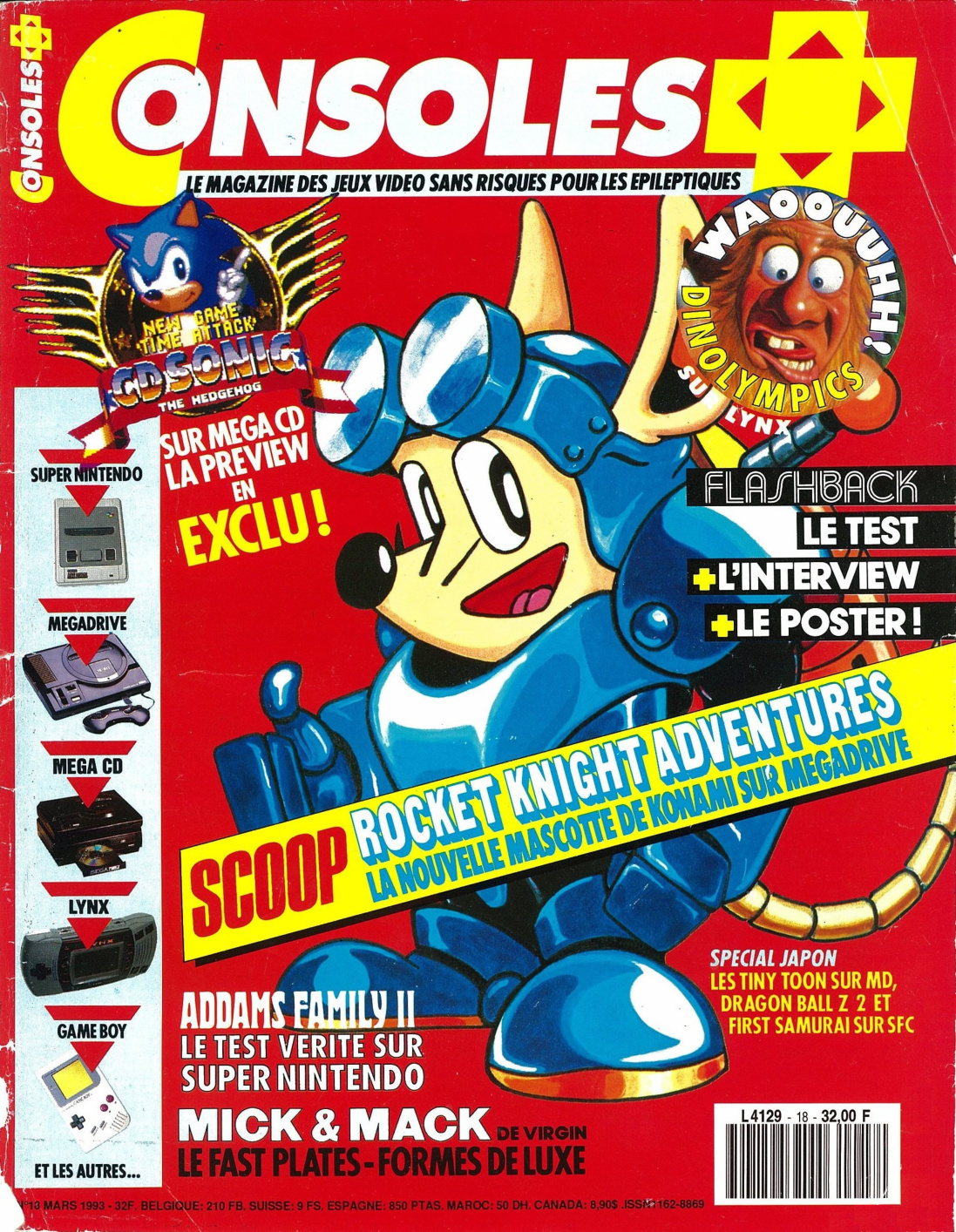 Première page de consoleplus numero018