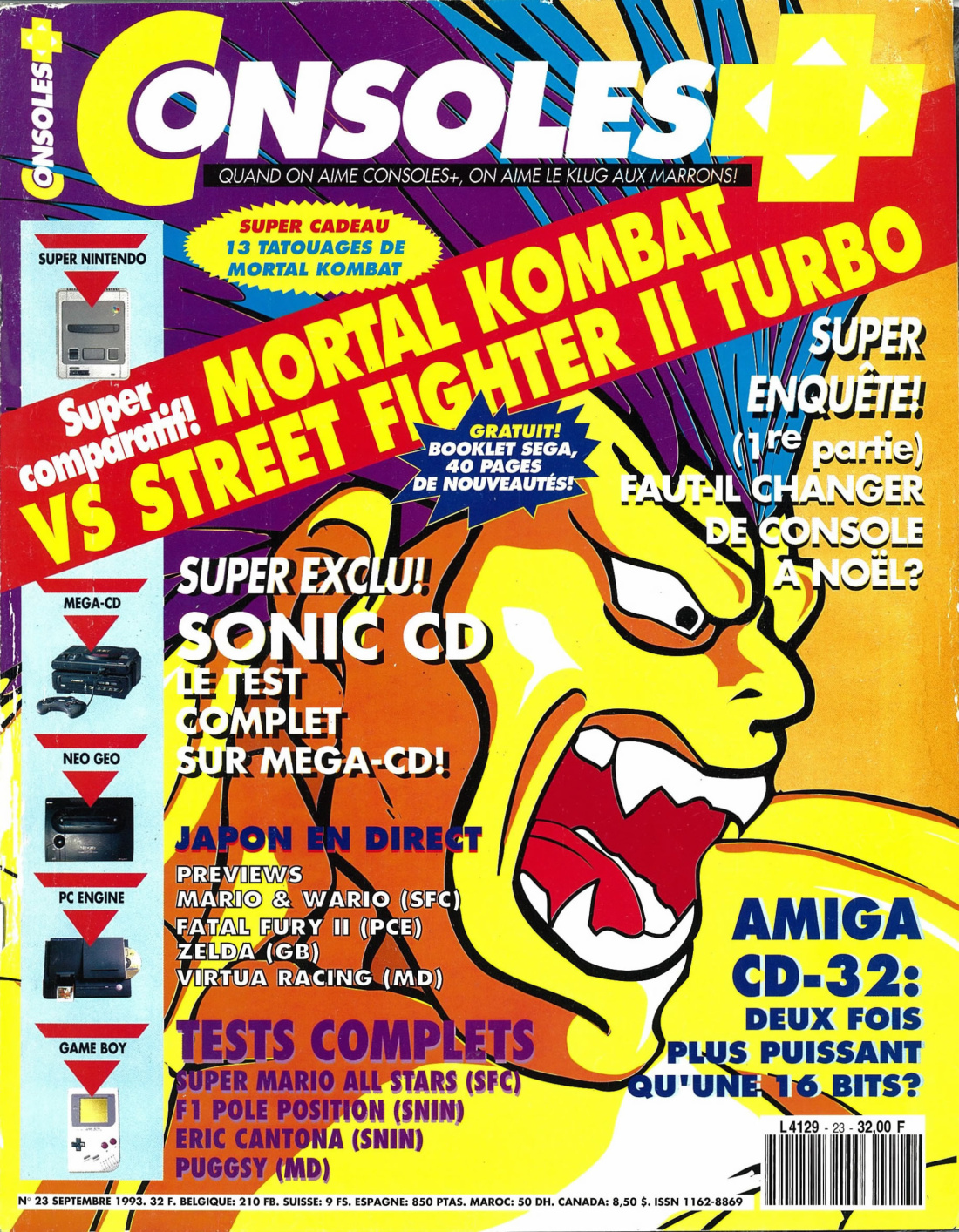 Première page de consoleplus numero023