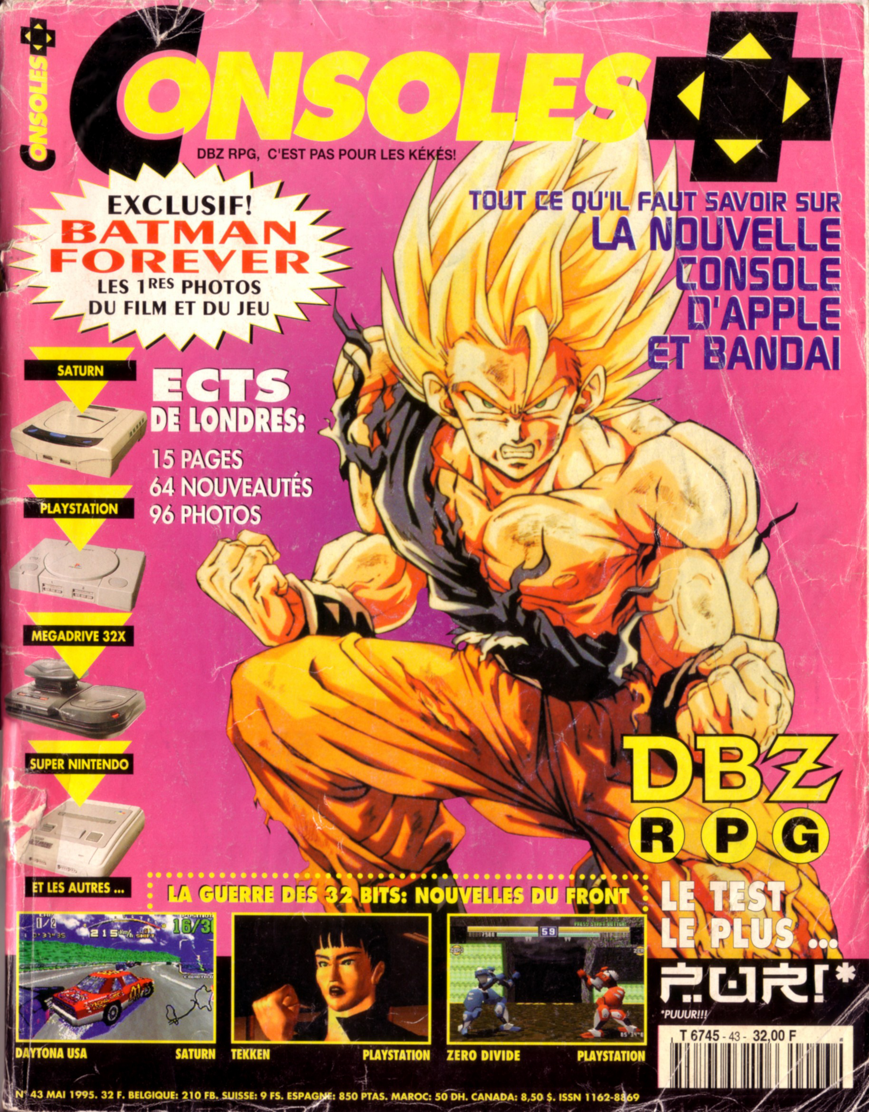 Première page de consoleplus numero043