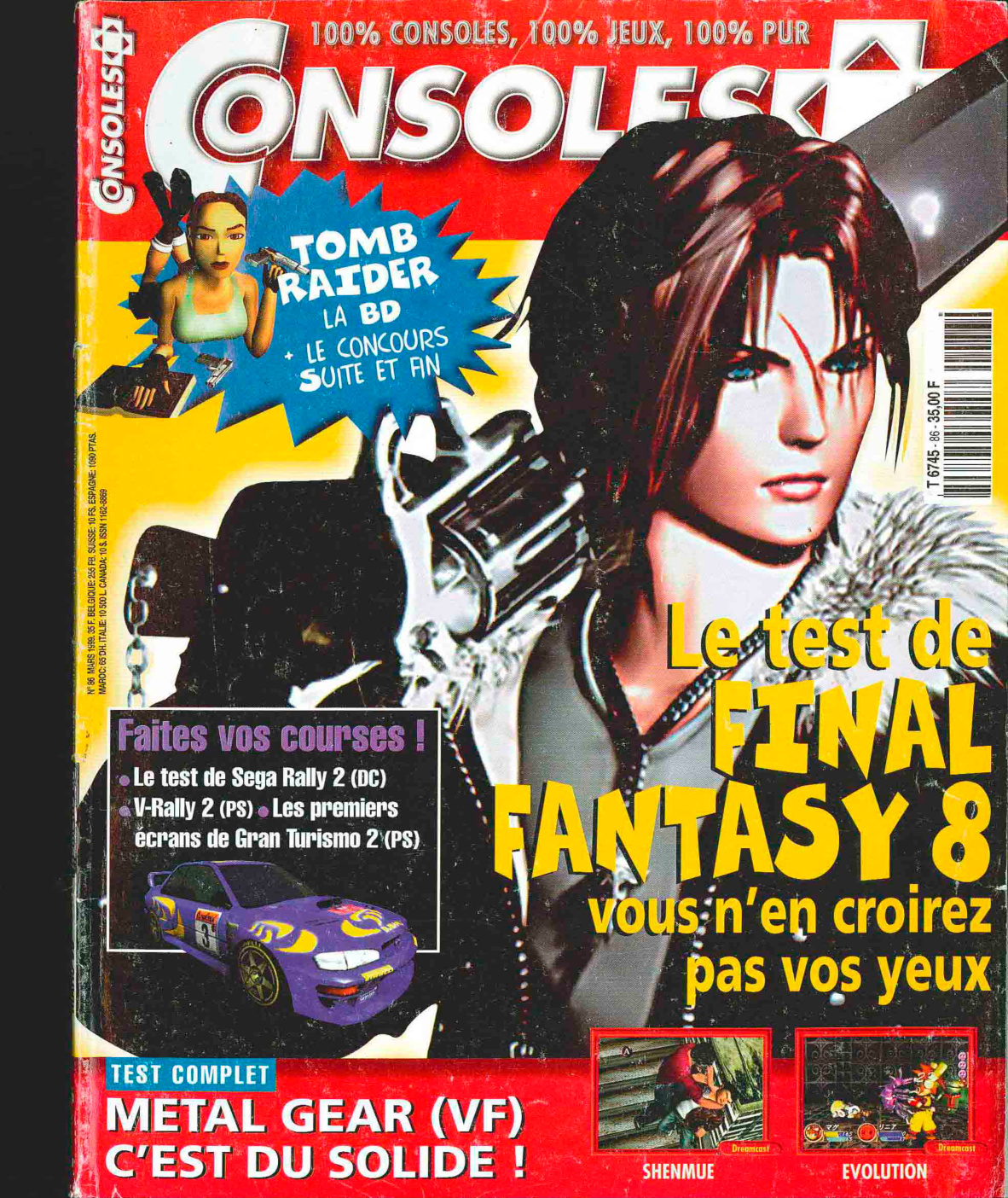 Première page de consoleplus numero086
