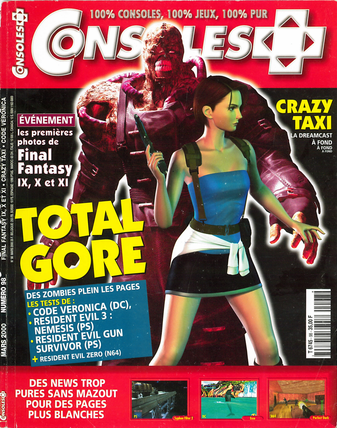 Première page de consoleplus numero098
