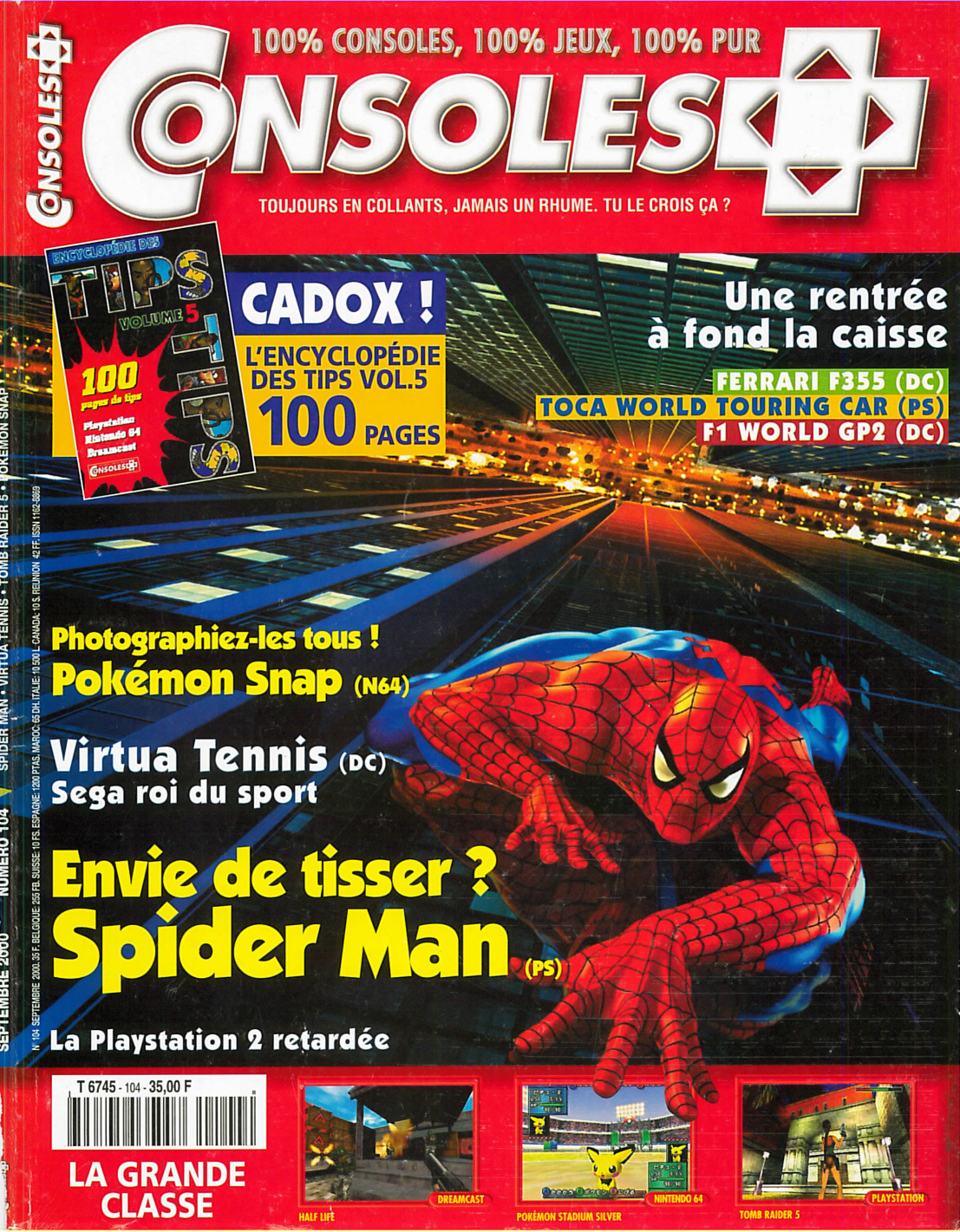 Première page de consoleplus numero104