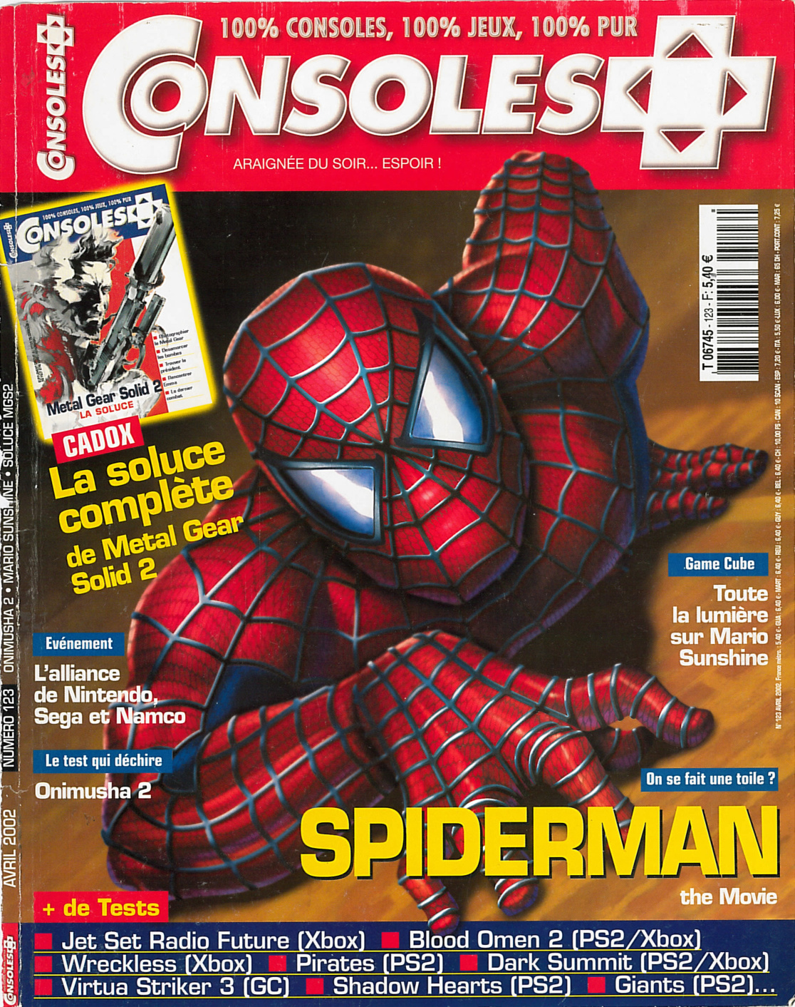 Première page de consoleplus numero123