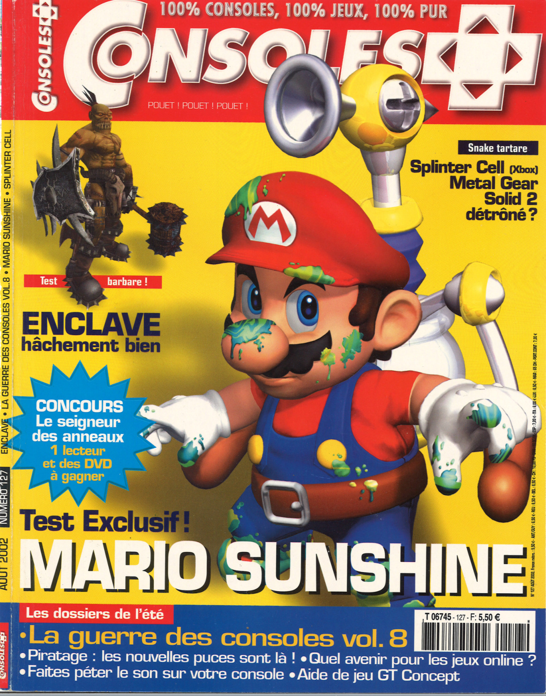 Première page de consoleplus numero127