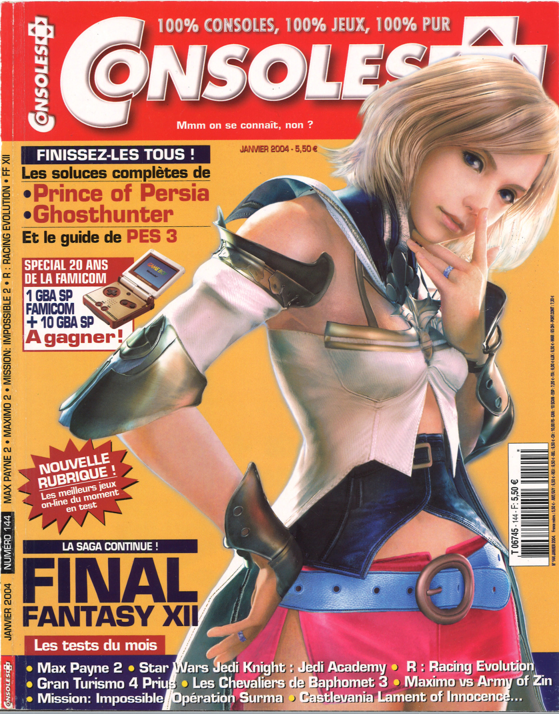 Première page de consoleplus numero144