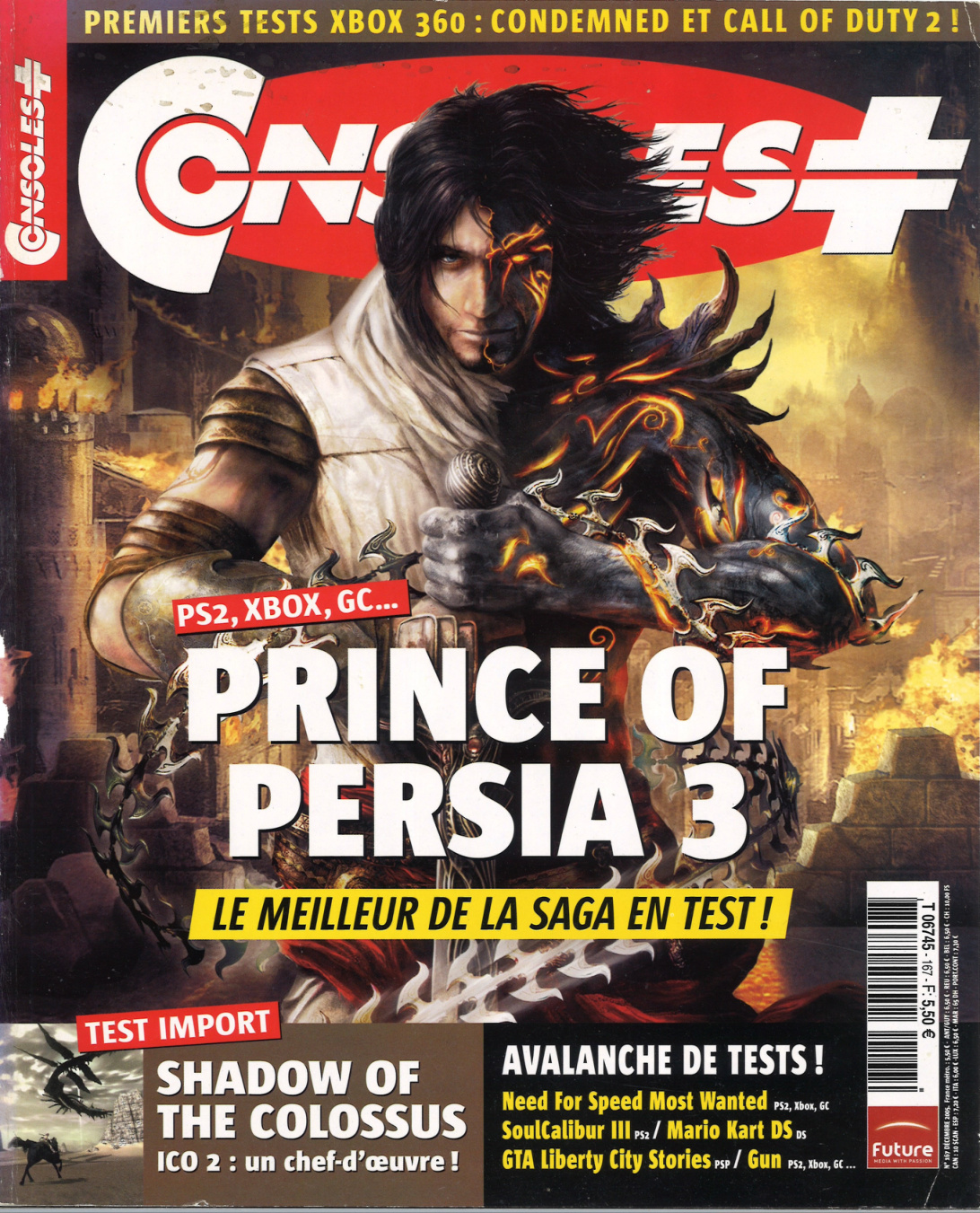 Première page de consoleplus numero167