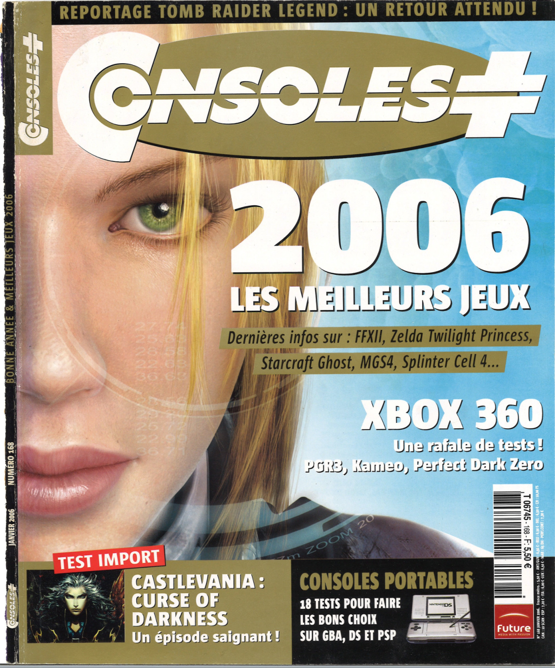 Première page de consoleplus numero168