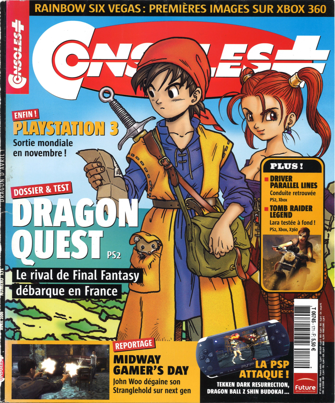 Première page de consoleplus numero171