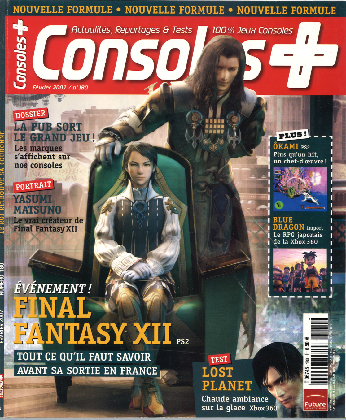 Première page de consoleplus numero180