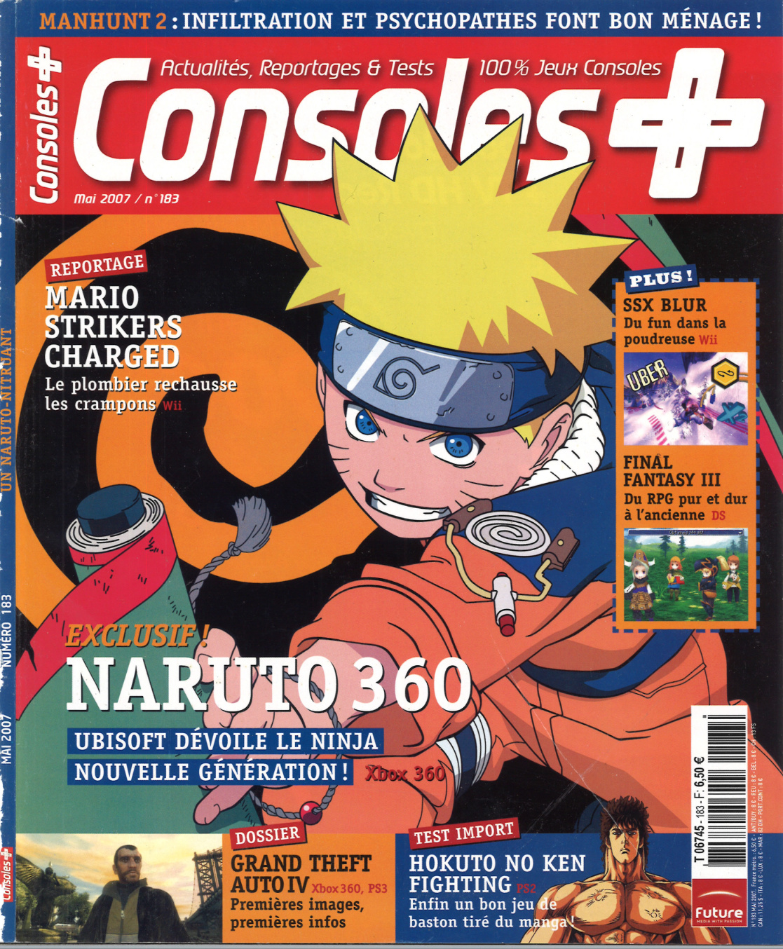 Première page de consoleplus numero183