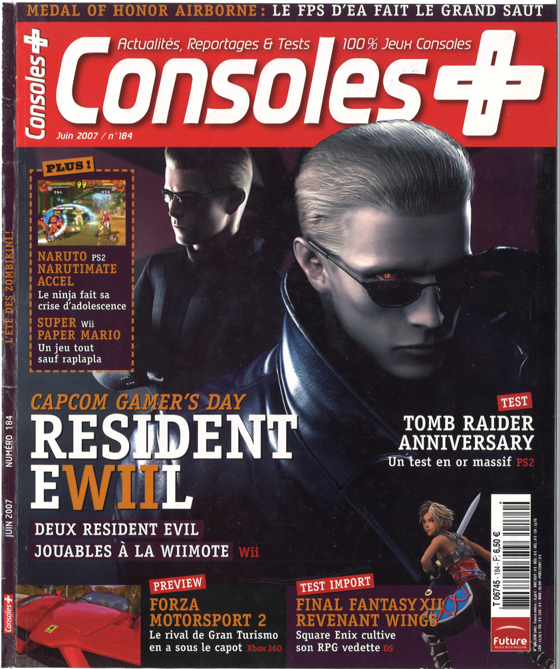 Première page de consoleplus numero184