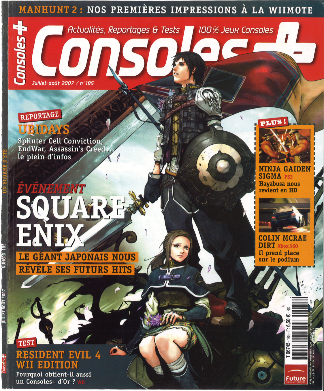 Première page de consoleplus numero185
