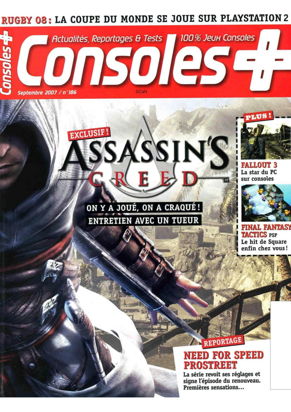 Première page de consoleplus numero186