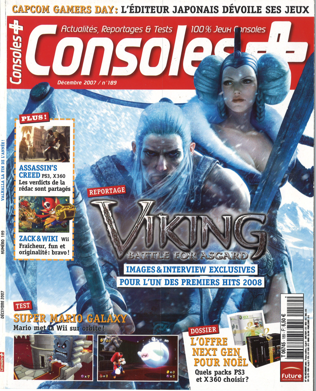 Première page de consoleplus numero189