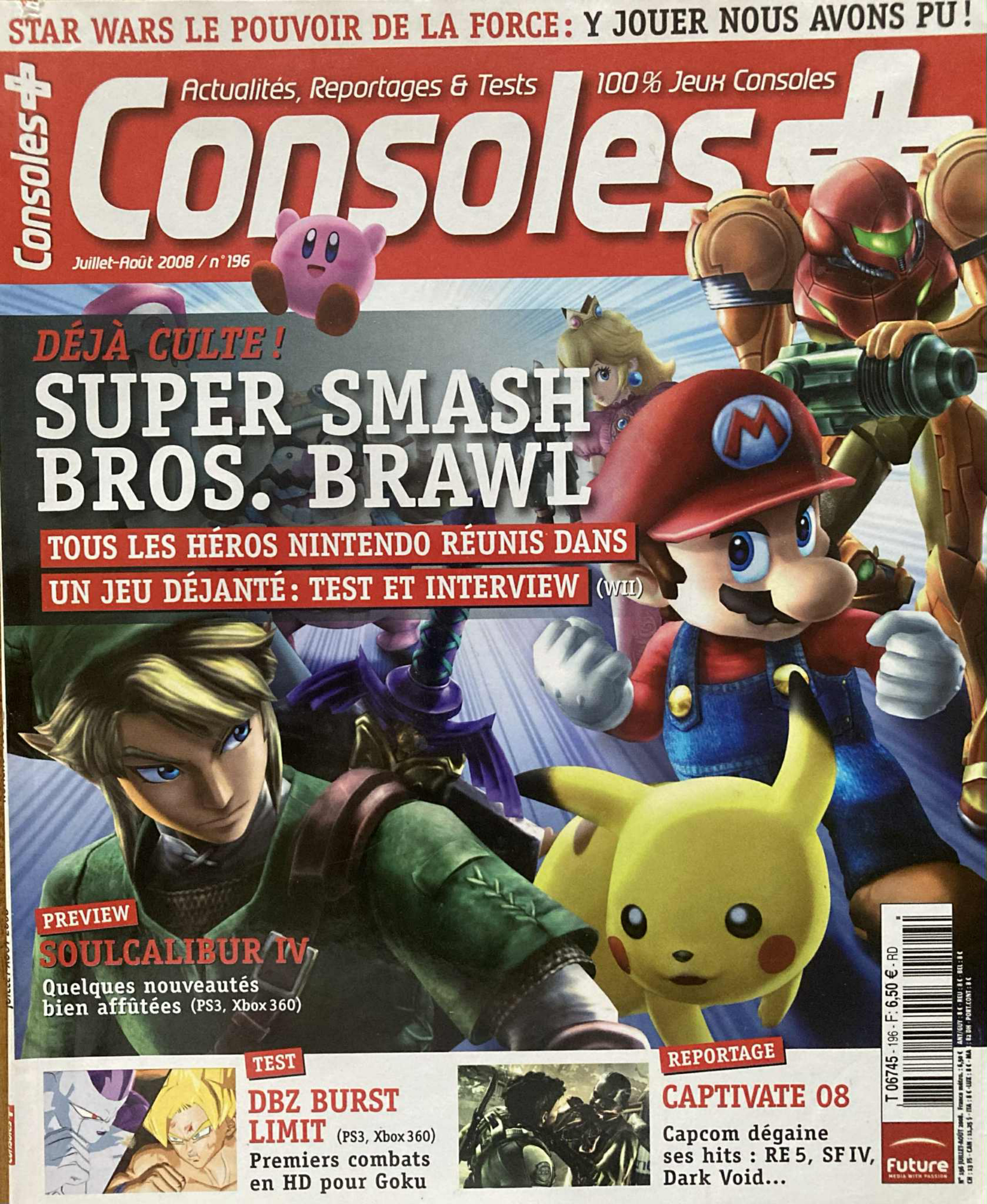 Première page de consoleplus numero196