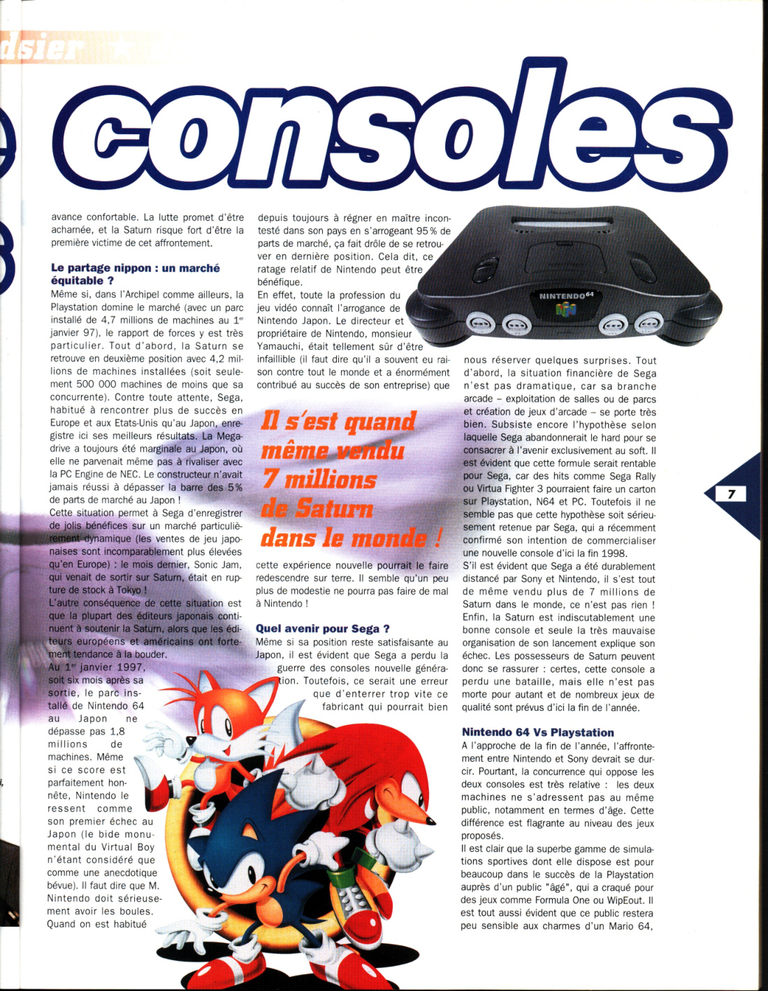 Première page de consoleplus numerohs006