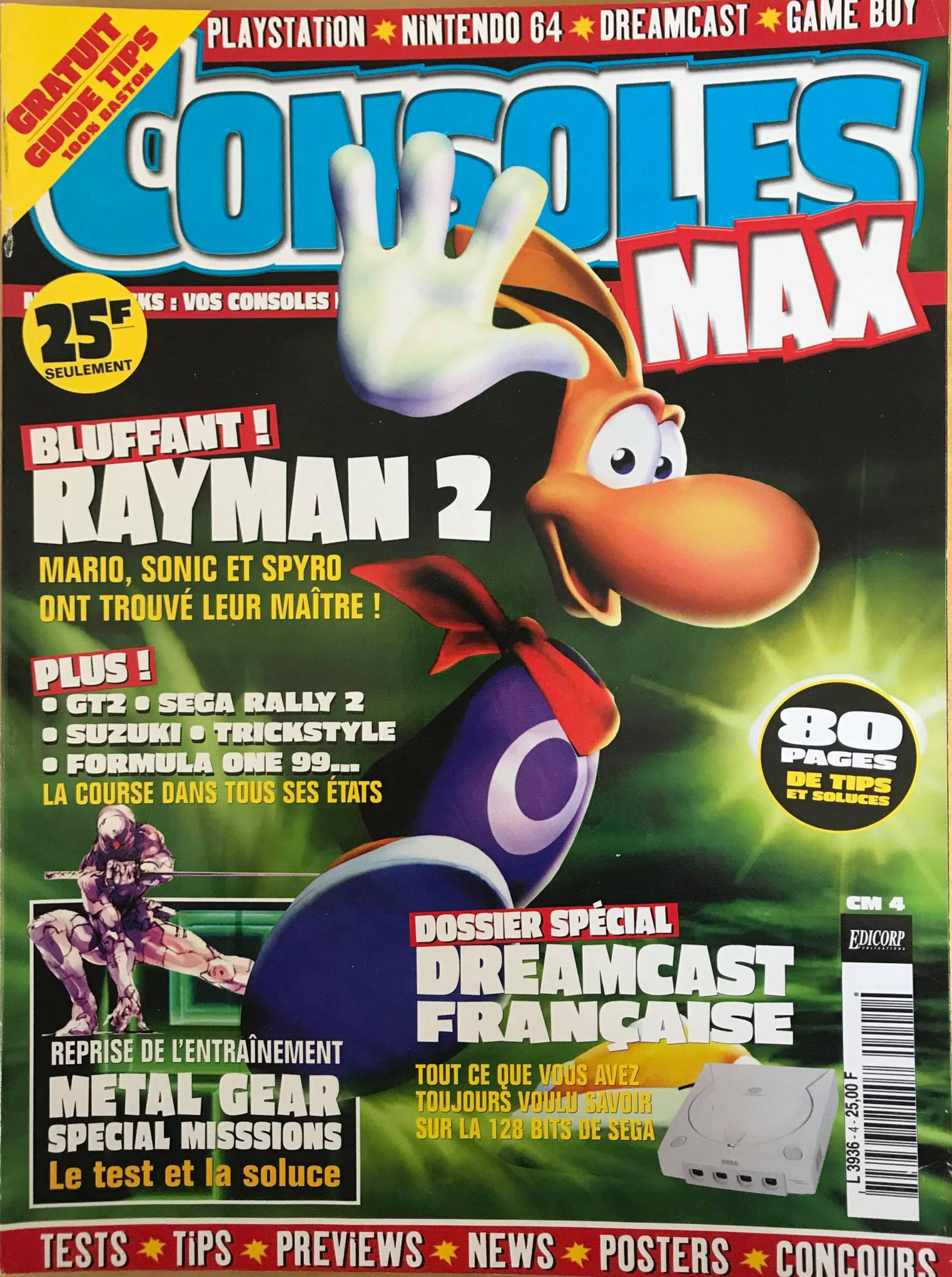 Première page de consolesmax numero04