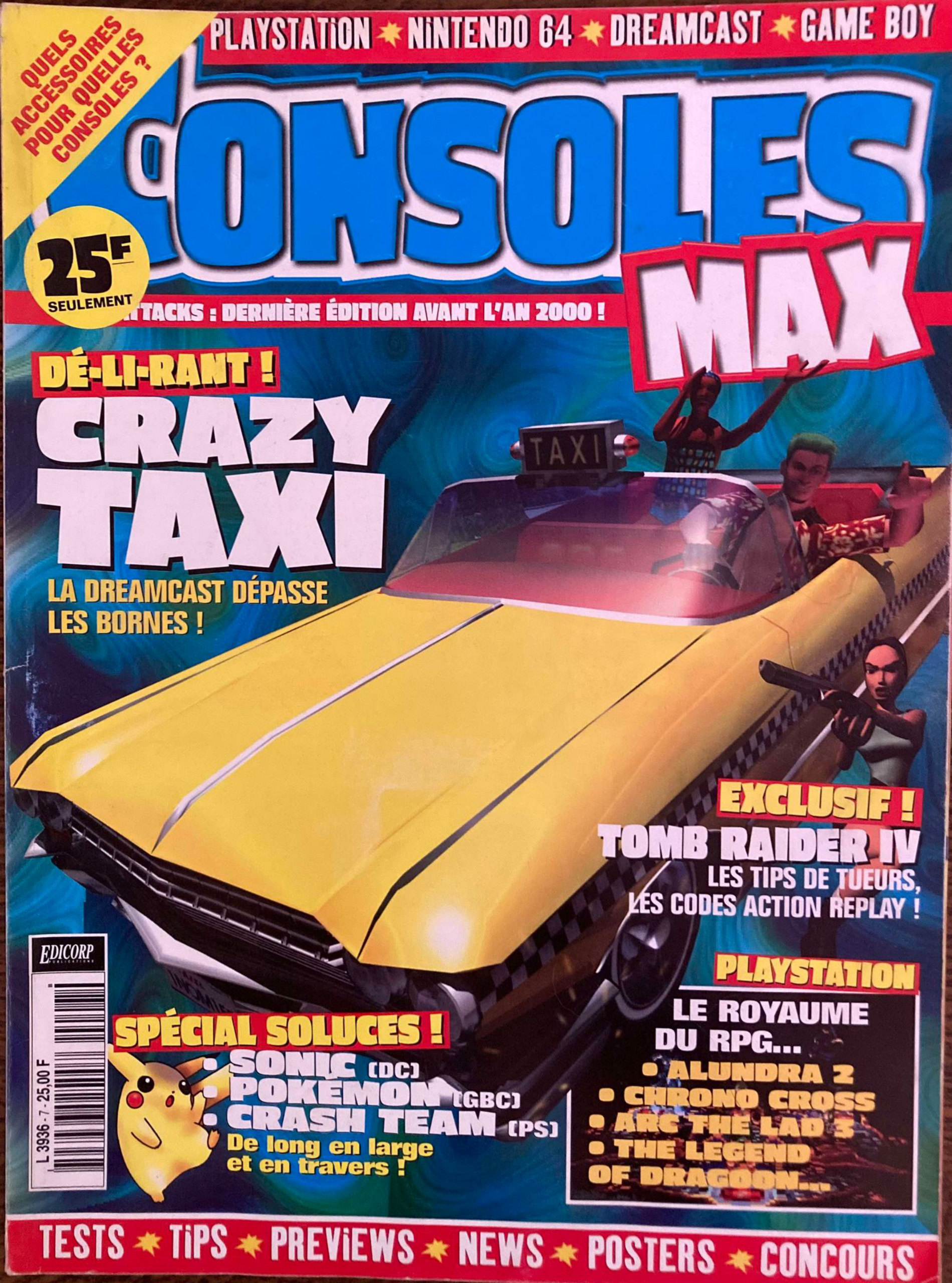 Première page de consolesmax numero07
